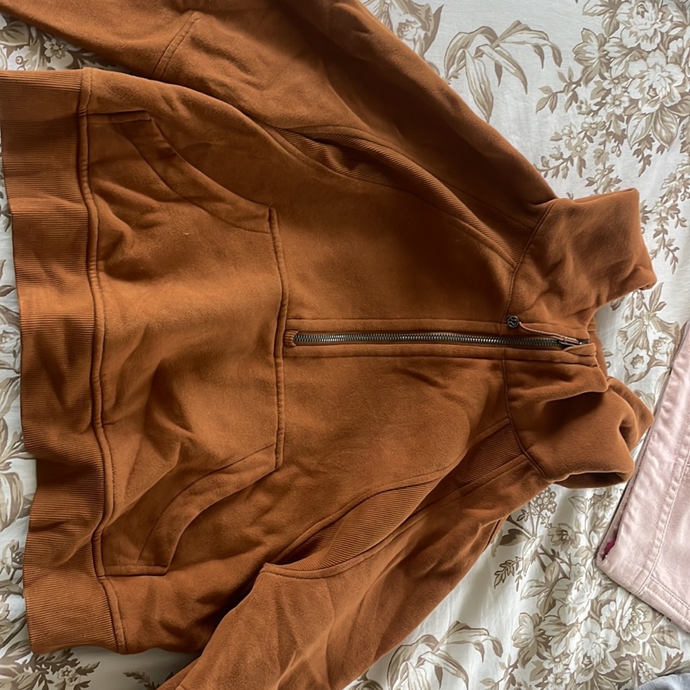 Lululemon Hooded Quarter Zip Scuba Sweatshirt